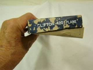 CLIFTON SHOULDER REBATE PLANE NO 420.  Cutter Width 19 mm 3/4 