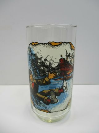 The Goonies 1985 “data On The Waterslide” Glass Tumblers Warner Brothers