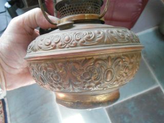 Bradley & Hubbard B & H Oil Lamp March 24,  1896 Fancy Etched Shades 8