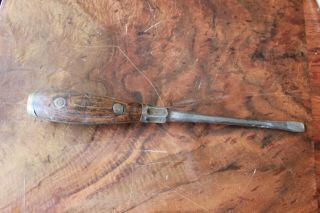 Antique Screwdriver Perfect Handle Made By J.  Ryan Tool