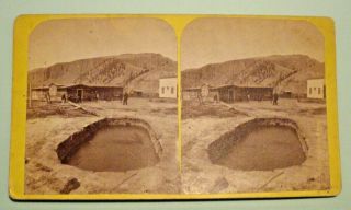 04.  Hot Springs & Bath House,  Wagon Wheel Gap,  Col. ,  Large Format Te Barnhouse