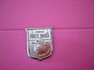 Junior Forest Ranger Badge,  Smokey The Bear