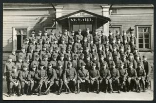 Finland Wwii Army Real Photo Postcard Winter War 1939 Grade