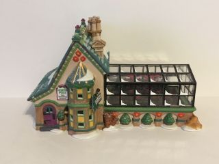 Dept 56 North Pole Series “mrs.  Claus’ Greenhouse” Nos