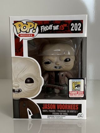Sdcc 2015 Funko Pop Friday The 13th Jason Voorhees Unmasked Le 1008 - Hard Stack
