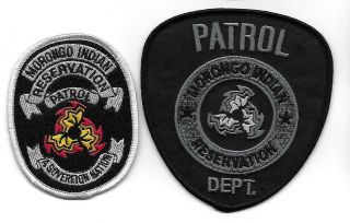 Morongo Indian Reservation Patrol Dept,  Matching Oval Subdued Patch