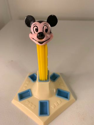 Vintage Mickey Mouse Pez Dispenser No Feet