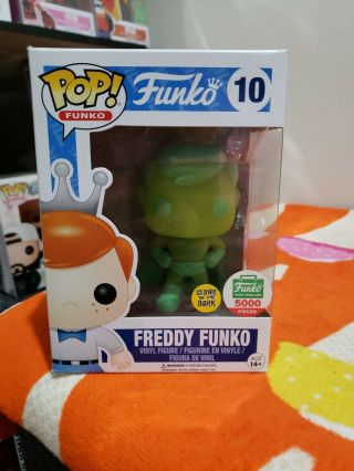 Funko Pop Freddy Funko 10 Hero Green Gamma Glow In The Dark Gitd Le 5000
