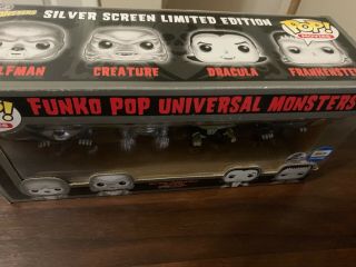 Funko Pop Movies - Universal Monsters Metallic 4 - Pack ONLY 300 MADE - Gemini EXC 2