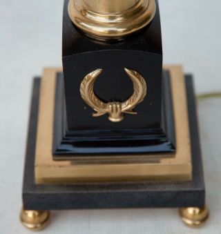 Frederick Cooper Brass Column Table Lamp Laurel design 6
