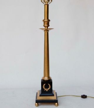 Frederick Cooper Brass Column Table Lamp Laurel design 7