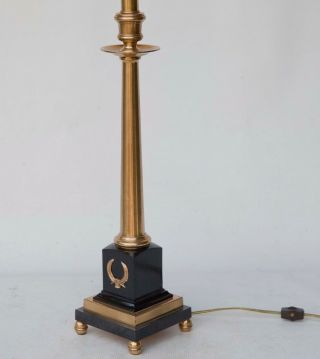 Frederick Cooper Brass Column Table Lamp Laurel design 8
