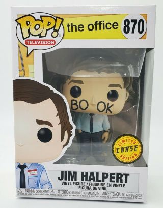 Funko Pop Jim Halpert 870 The Office Chase Vinyl Figure In Hand