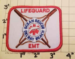 Delray Beach (fl) Lifeguard/emt Patch