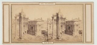 Fine Early Stereoview Of Rome,  Italy By Jos.  Spithöver,  Circa 1865