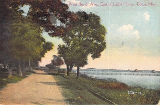 West Beach Ave. ,  East Of Light House,  Biloxi,  Miss. ,  1911