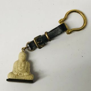 Vintage Buddha Mid Century Italian Novelty Key Ring / Keychain Vintage