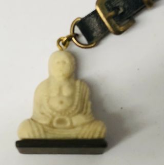 Vintage Buddha Mid Century Italian Novelty Key Ring / Keychain Vintage 3