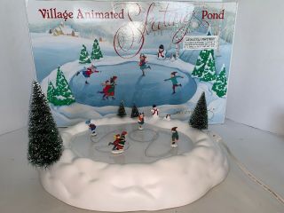 Dept 56 Village Animated Skating Pond 5229 - 9