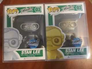 Funko Pop Stan Lee 3 Silver And Gold