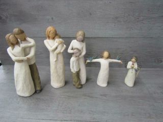 Willow Tree Early 21rst Century Decorative Figurines Moms & Dads,  Children