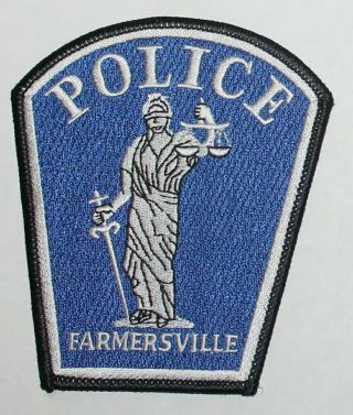 Farmersville Police Tulare County California Ca Pd 1997 Short - Lived Patch