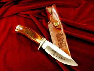 Rare Buck 1995 Limited Edition George Strait Custom Bowie Hunting Knife & Case