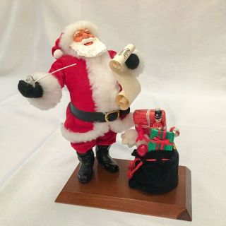 Rare Collectible Simpich Character Doll Figurine Santa With Toy Bag