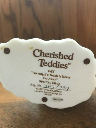 2001 Special Issue Cherished Teddies Fay 
