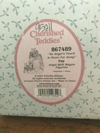 2001 Special Issue Cherished Teddies Fay 