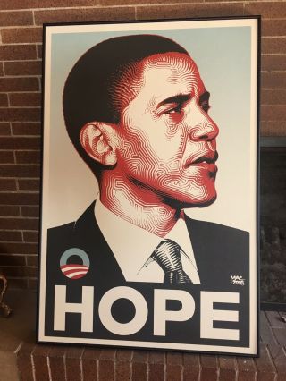 El Mac Obama Hope 2008 Campaign Poster Print Artist Proof Not Numbered