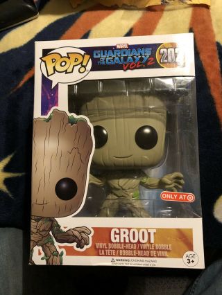 Target Exclusive Life Size Groot 10 - Inch Funko Pop Guardians Of The Galaxy 2