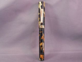 Conklin Endura Junior Black And Pearl Fountain Pen - - Flexible Fine Point