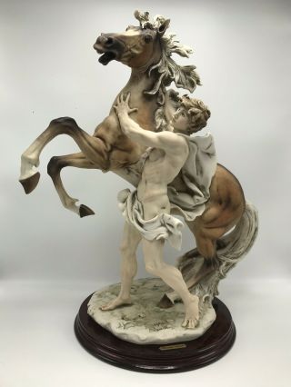 Giuseppe Armani Freedom Man And Horse Statue Limited Edition 869/3000