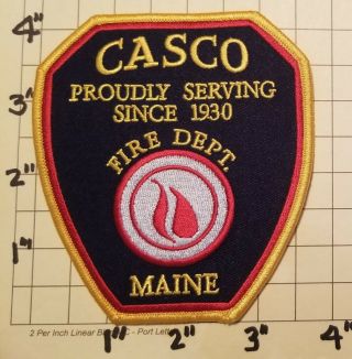 Casco (me) Fire Department Patch