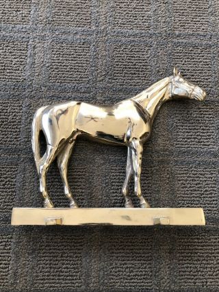 Virginia Metalcrafters Brass Horse Doorstop 18 - 9 Kinstler