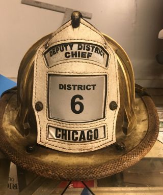Chicago Fire Department Helmet - Deputy Chief District 6