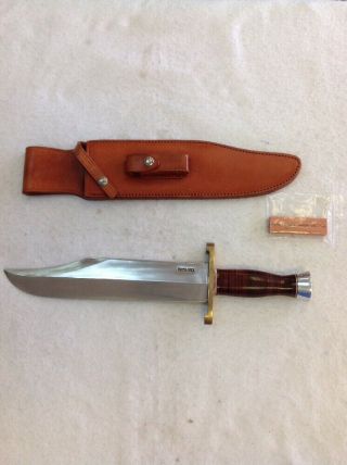Randall Knife Knives 12 - 11 " Smithsonian,  Blh,  Bl.  - B.  S,  Leather,  Bbr A2744