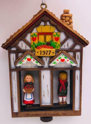 1977 Twirl About Hallmark Ornament German Weather House