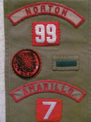 1950 ' s BOY SCOUT SASH w/ 36 MERIT BADGES,  RANK PATCHES PINS & OTHER PATCHES 7