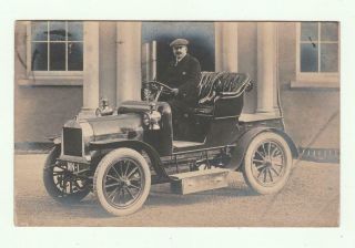 1907 Vintage Real Photo Postcard Automobile Car Iom Douglas Rppc