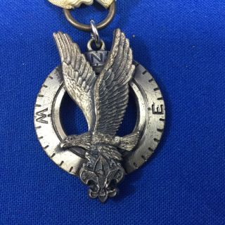 Boy Scout Explorer Silver Award Medal Type 2 Sterling 3