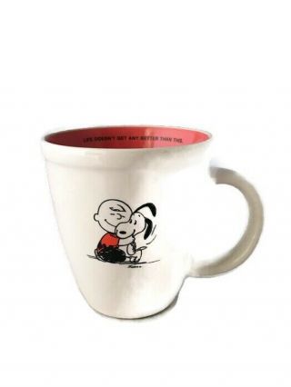 Hallmark 2011 Peanuts Mug Charlie Brown & Snoopy Life Doesn 