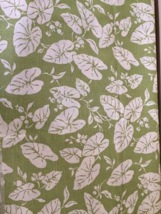 P Kaufmann Outdoor/indoor Upholstery Cushion Fabric Green White Leaves 5,  Yards