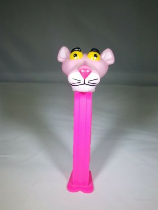 Pink Panther Pez Dispenser Uap With Feet Yellow Eyes Collectible Toy