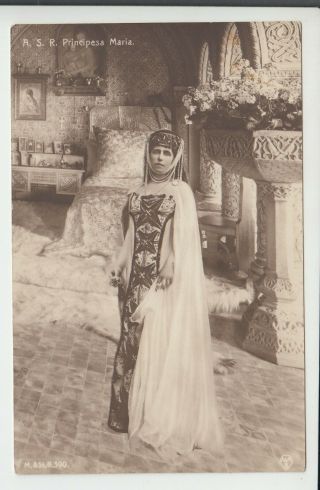 Crown Pss Marie Of Romania / Pss Of Saxe Coburg & Gotha In A Romanian Dress