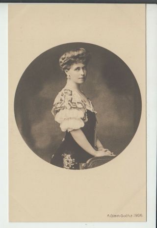 Enchanting Crown Pss Marie Of Romania / Pss Of Saxe Coburg & Gotha – Rare Rppc
