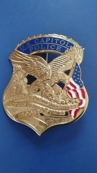 3 Police Badges for 2001 President Geroge Bush Inauguration 5