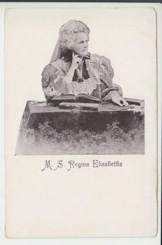Queen Elisabeth Of Romania - Princess Of Wied - Carmen Sylva - Rare Pcd