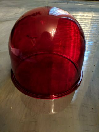Federal Signal F6 Red Dome Fits Visilite And Beacon Ray Jr F 6 Nos